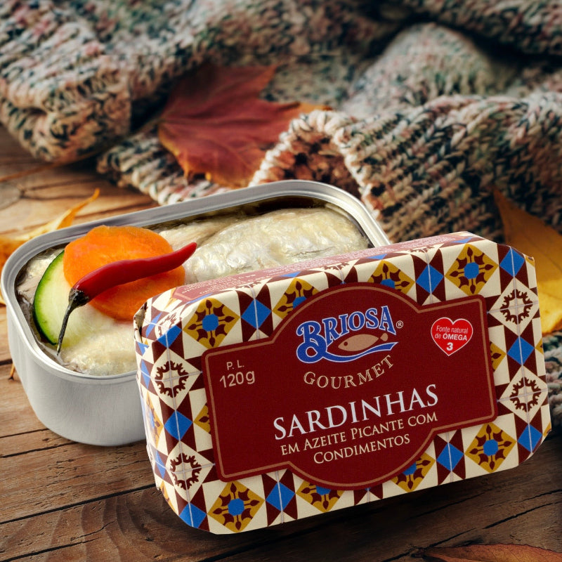 Sardiner i kryddstark olivolja | Briosa Gourmet