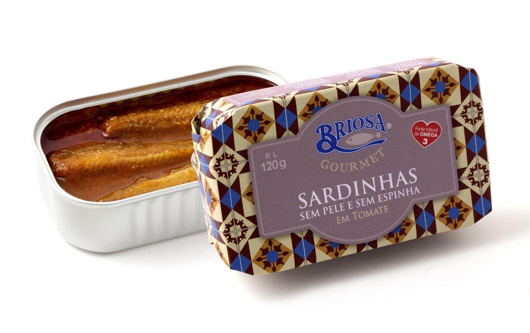 Sardinės pomidorų padaže be odelių ir kaulų Briosa GOURMET