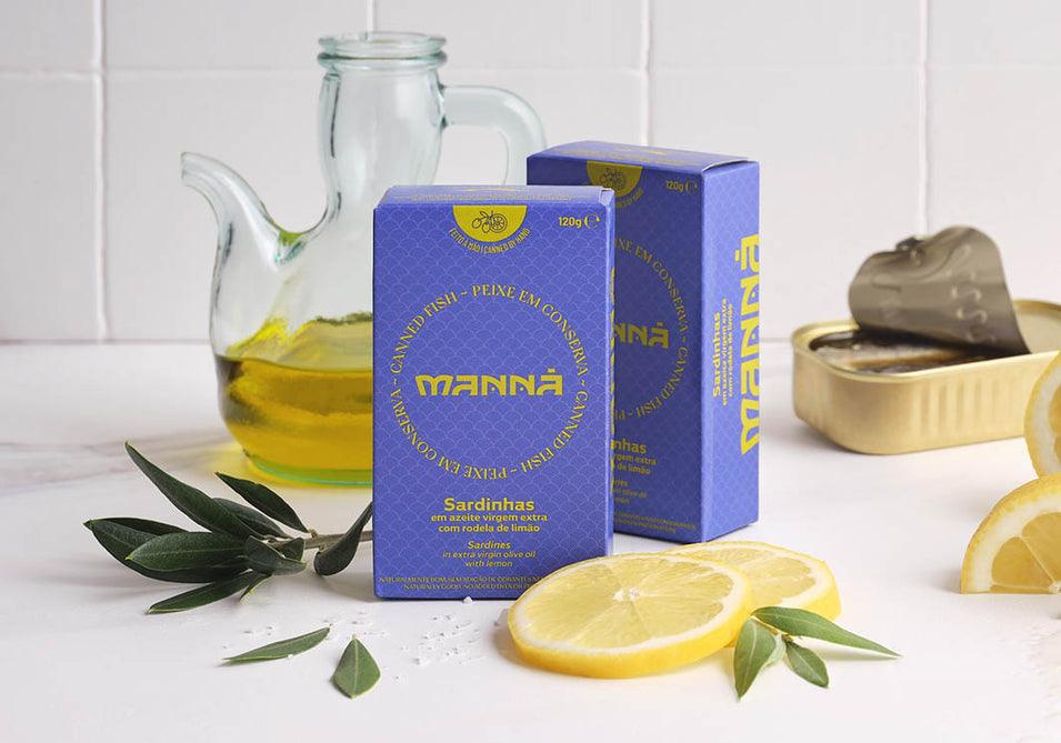 Sardiner i extra jungfruolivolja med citron | Manná