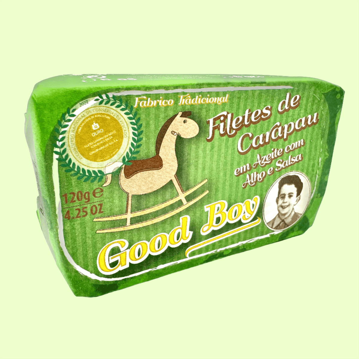 Taggmakrillfiléer i olivolja med vitlök och persilja | Good Boy
