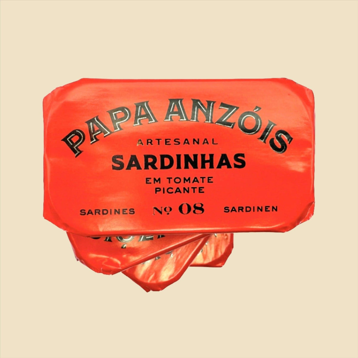 Sardiner i kryddstark tomatsås med kallpressad olivolja | Papa Anzóis