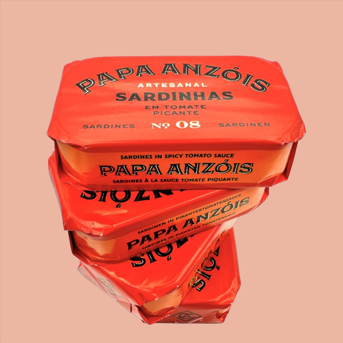 Sardiner i kryddstark tomatsås med kallpressad olivolja | Papa Anzóis