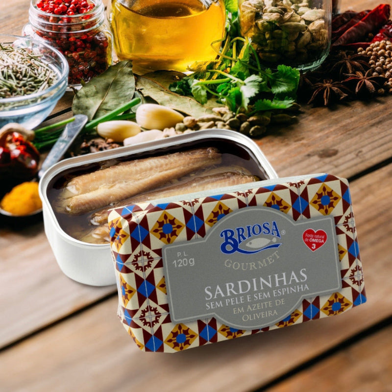 Sardiner i olivolja utan skinn och ben | Briosa Gourmet