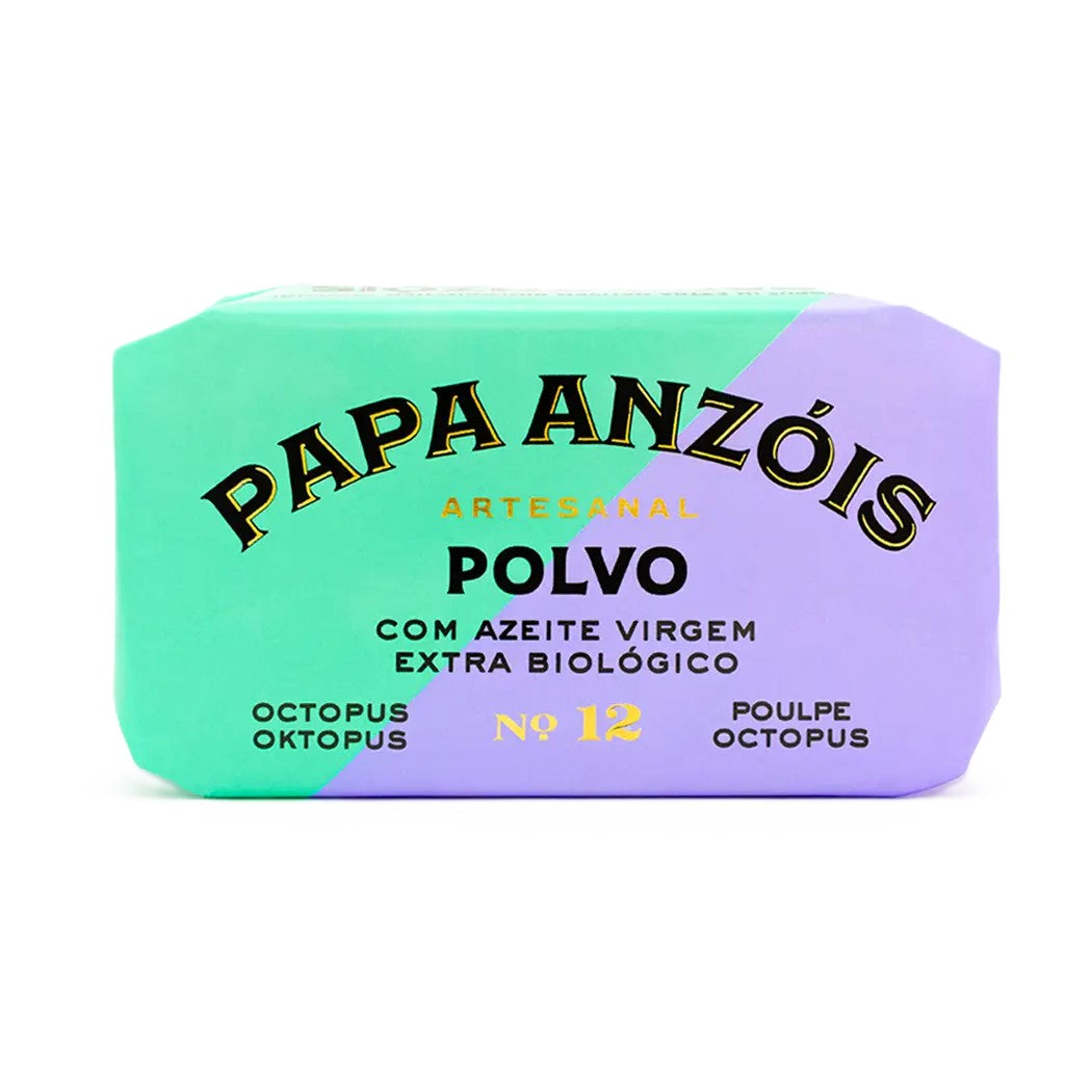 Bläckfisk i ekologisk extra jungfruolivolja (BIO) | Papa Anzóis