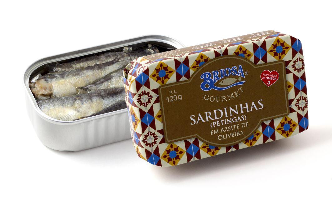 Mažosios sardinės alyvuogių aliejuje Briosa Gourmet
