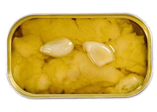Menkių filė alyvuogių aliejuje su česnakais | Minerva Classic atvira sardinė