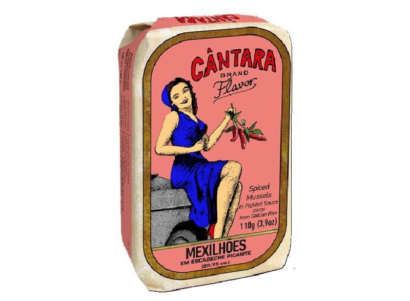 Musslor i kryddstark escabeche-marinad 20/25 | Cantara Vintage