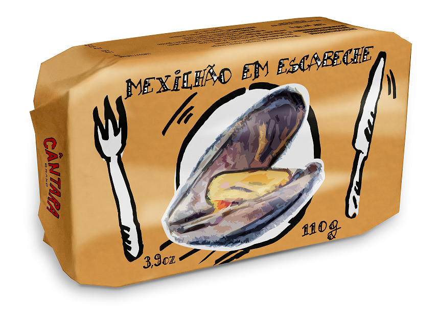 Musslor i escabeche-marinad 12/16 | Cantara CREATIVE