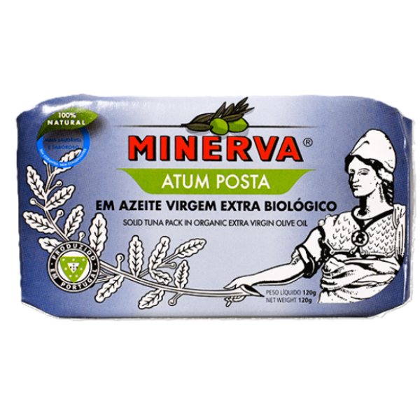 Tonfisk i hel bit i ekologisk extra jungfruolivolja | Minerva BIO