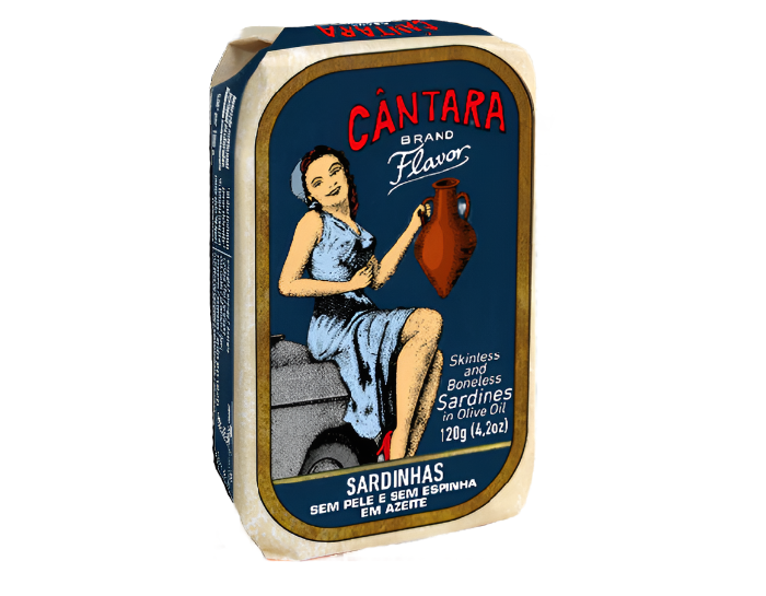 Sardiner i olivolja, utan skinn och ben | Cantara VINTAGE