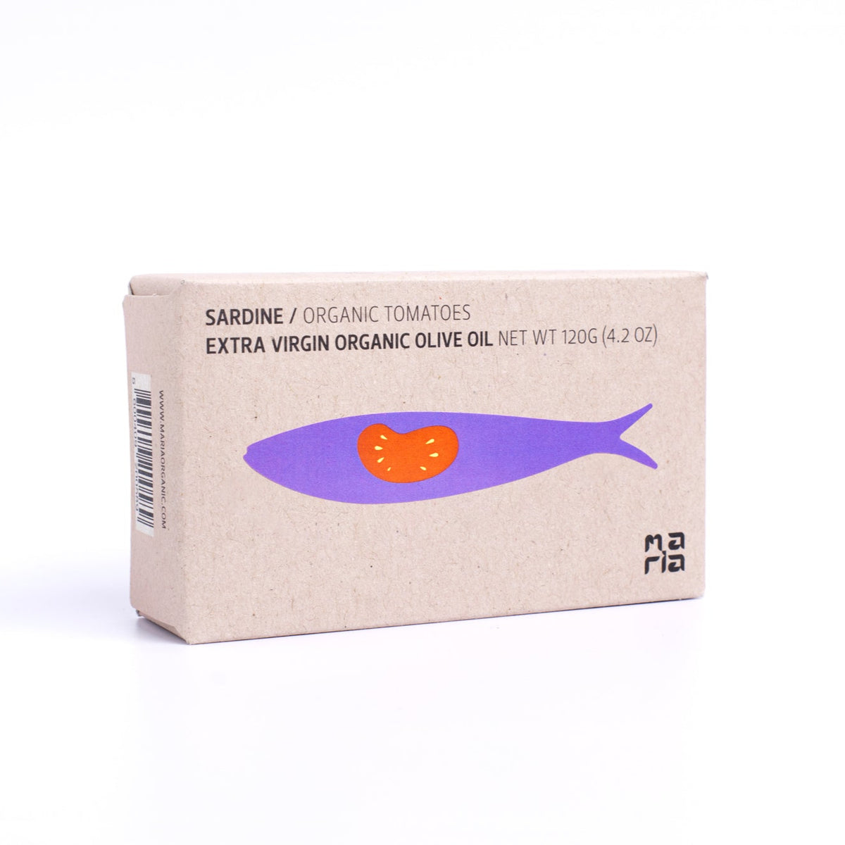 Sardinių konservai ekologiškame pomidorų padaže ir pirmo spaudimo alyvuogių aliejuje | Maria Organic