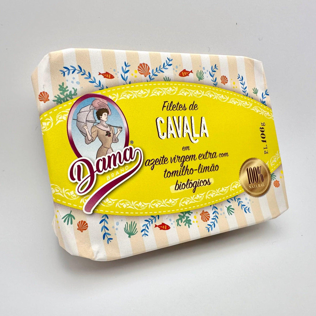 Makrillfilé i ekologisk extra jungfruolivolja med citrontimjan (BIO) | Dama