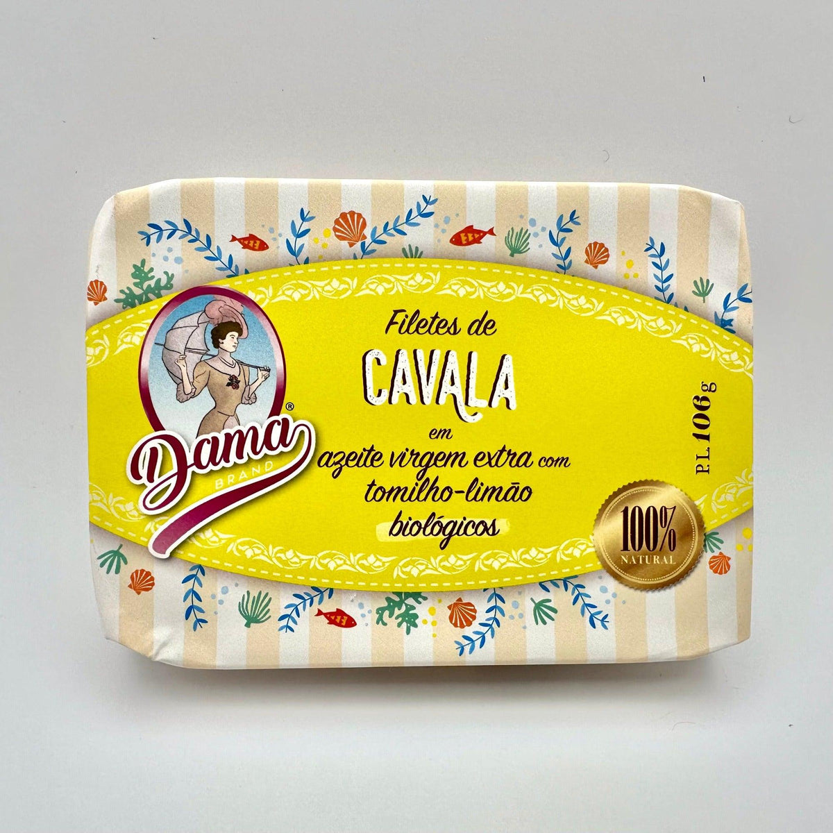 Makrillfilé i ekologisk extra jungfruolivolja med citrontimjan (BIO) | Dama