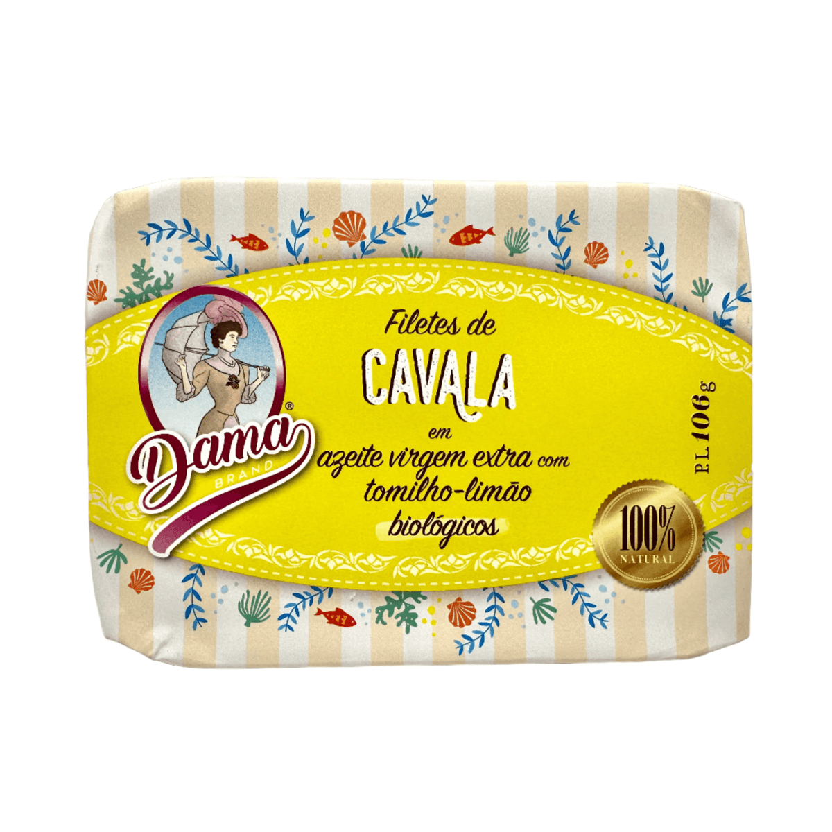 Makrillfilé i ekologisk extra jungfruolivolja med citrontimjan (BIO) | Dama