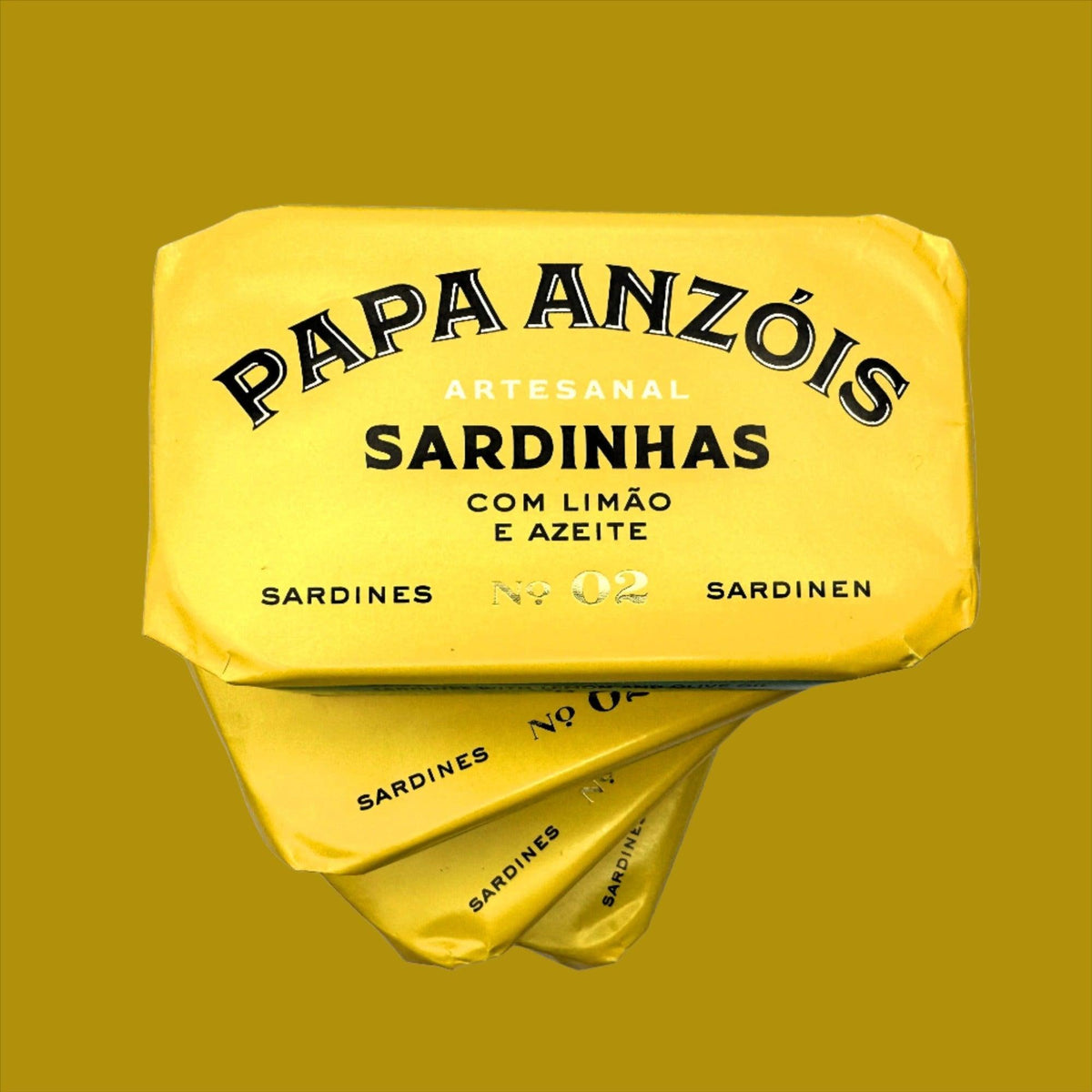 Sardiner i kallpressad olivolja med citron | Papa Anzóis