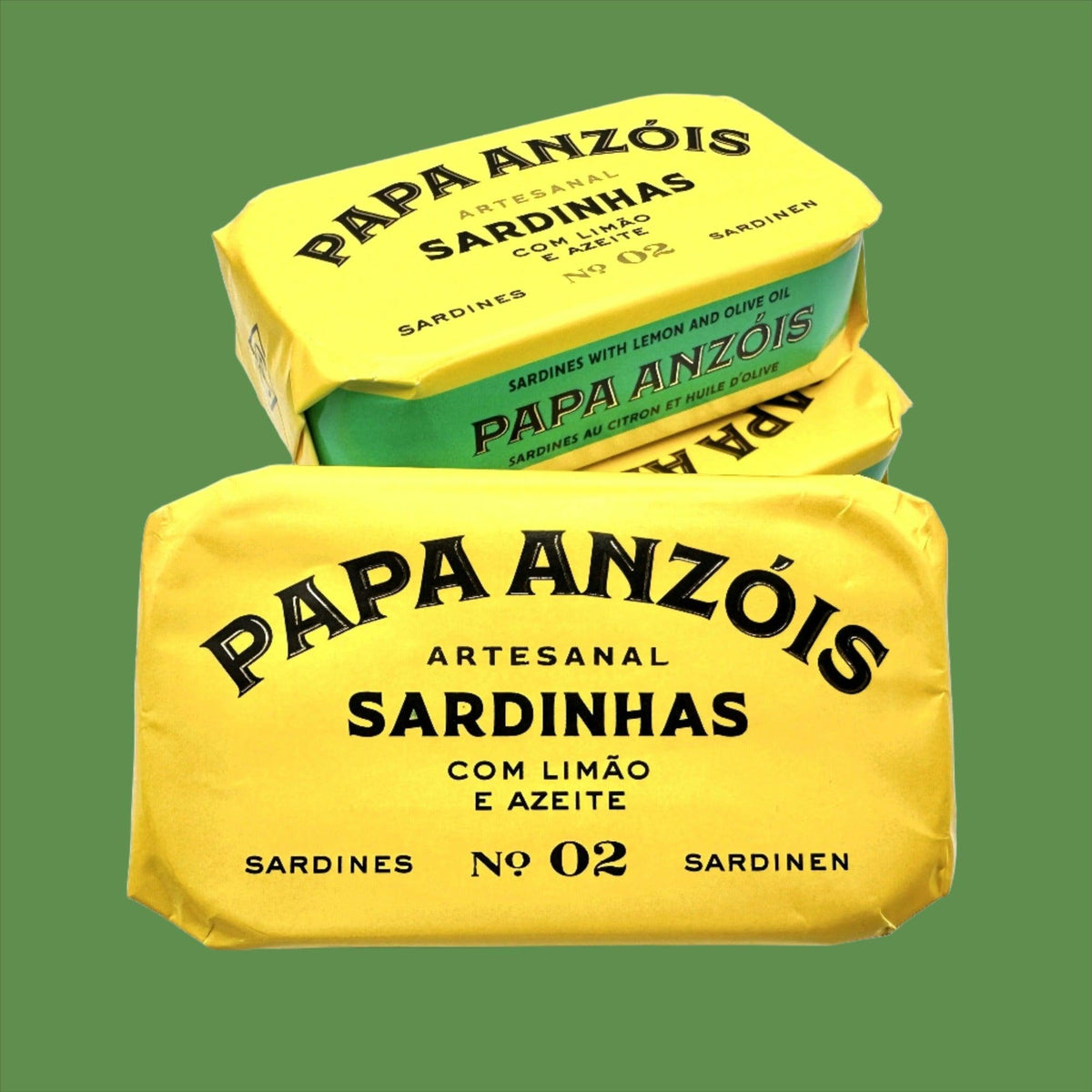 Sardiner i kallpressad olivolja med citron | Papa Anzóis